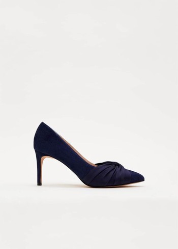 Phase Eight Kendal Court Heels Navy USA | 4509817-FH